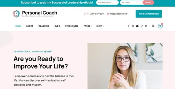 Personal Coach (Blossom Themes)