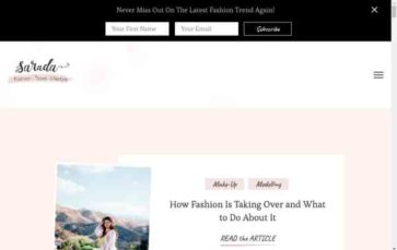 Sarada Lite (screenshot desktop)