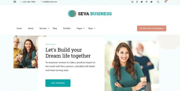 Seva Business (Blossom Themes)