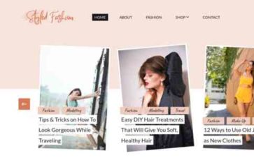 Styled Fashion (screenshot desktop)