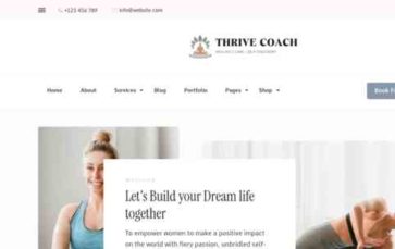 Thrive Coach (screenshot desktop)