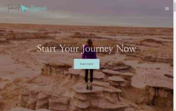 Travel Nomad (screenshot desktop)