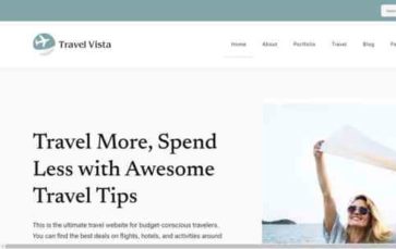 Travel Vista (screenshot desktop)