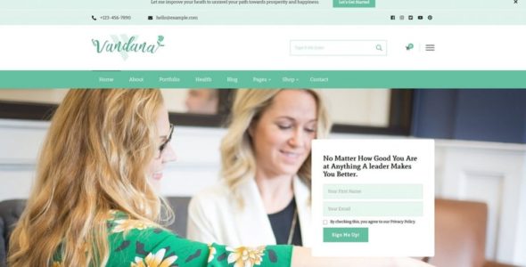 Vandana Health Coach (Blossom Themes)