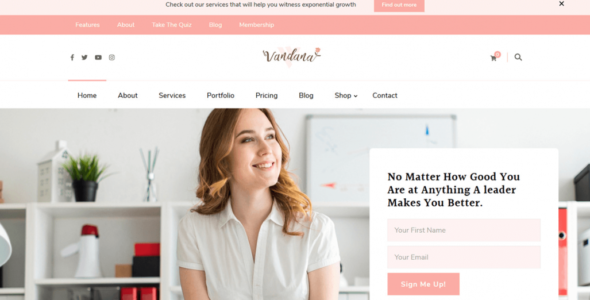 Vandana Lite (Blossom Themes)