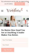 Vandana Lite (screenshot mobile)