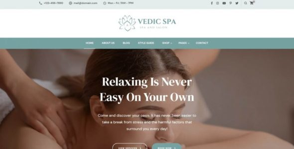 Vedic Spa (Blossom Themes)