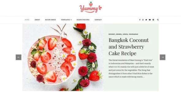 Yummy Recipe (Blossom Themes)