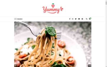 Yummy Recipe (screenshot desktop)