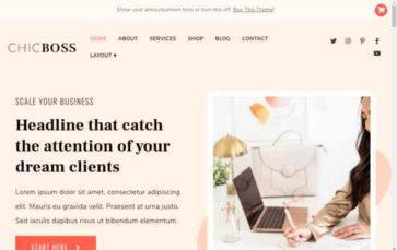 ChicBoss (screenshot desktop)