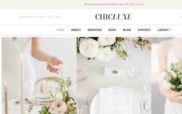 ChicLuxe (screenshot desktop)