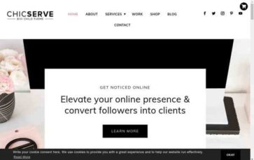 ChicServe Divi (screenshot desktop)