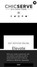 ChicServe Divi (screenshot mobile)