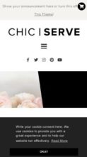 ChicServe (screenshot mobile)