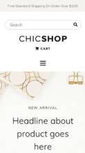 ChicShop (screenshot mobile)