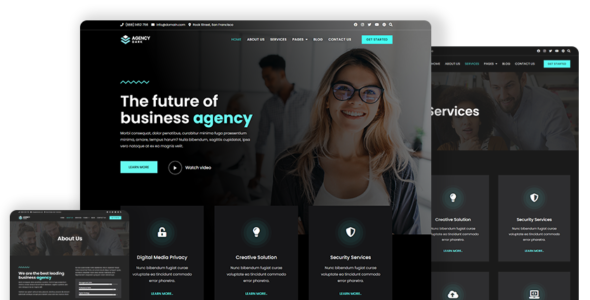 Bosa Agency Dark (Bosa Themes)