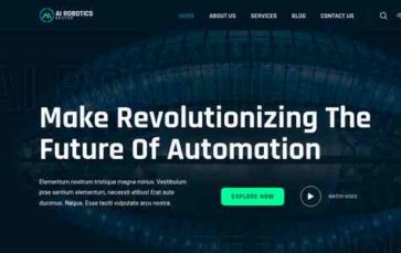 Bosa AI Robotics Sector (screenshot desktop)