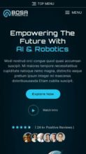 Bosa AI Robotics (screenshot mobile)