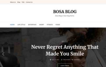 Bosa Blog (screenshot desktop)