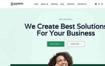 Bosa Business Firm (screenshot desktop)