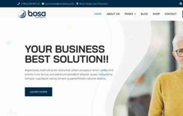 Bosa Business (screenshot desktop)