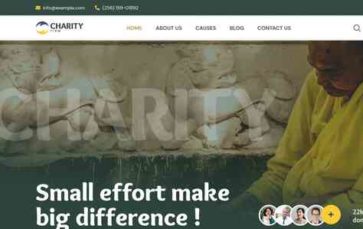 Bosa Charity Firm (screenshot desktop)