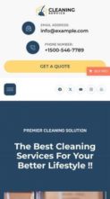 Bosa Cleaning Service (screenshot mobile)