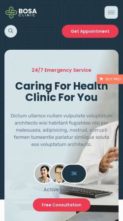 Bosa Clinic (screenshot mobile)