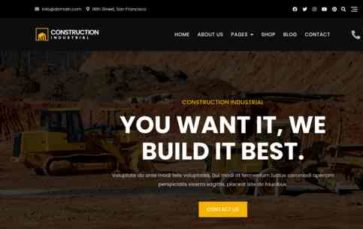 Bosa Construction Industrial (screenshot desktop)
