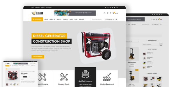 Bosa Construction Shop (Bosa Themes)