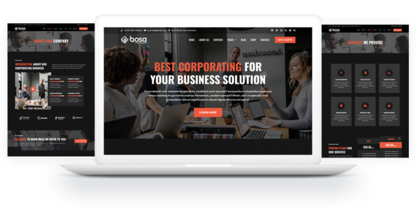 Bosa Corporate Dark (Bosa Themes)