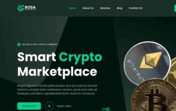Bosa Crypto (screenshot desktop)