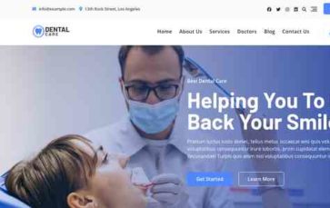 Bosa Dental Care (screenshot desktop)
