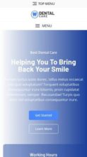 Bosa Dental Care (screenshot mobile)