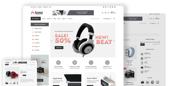 Bosa Ecommerce Shop (Bosa Themes)