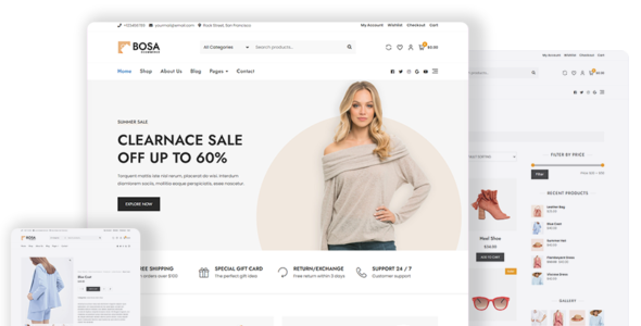 Bosa Ecommerce (Bosa Themes)
