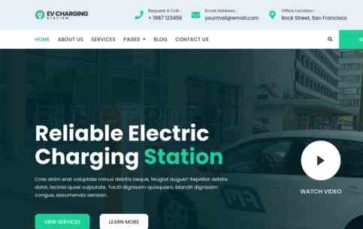 Bosa EV Charging Station (screenshot desktop)