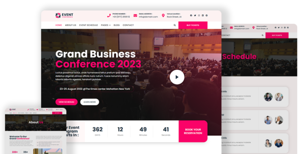 Bosa Event Conference (Bosa Themes)