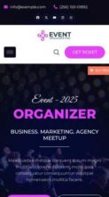 Bosa Event Organizer Pro (screenshot mobile)