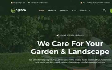 Bosa Garden Care (screenshot desktop)