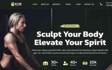 Bosa Gym Fitness Pro (screenshot desktop)