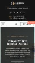 Bosa Interior Design (screenshot mobile)