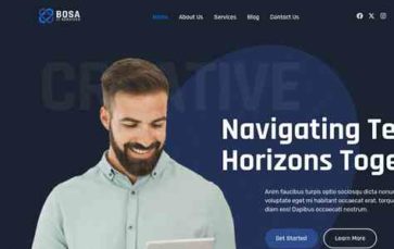 Bosa IT Services (screenshot desktop)
