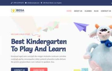 Bosa Kindergarten (screenshot desktop)