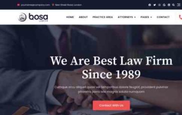 Bosa Lawyer (screenshot desktop)