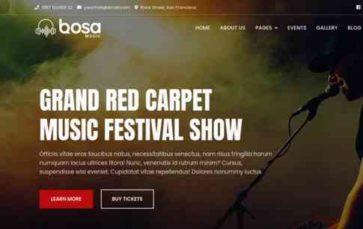 Bosa Music (screenshot desktop)