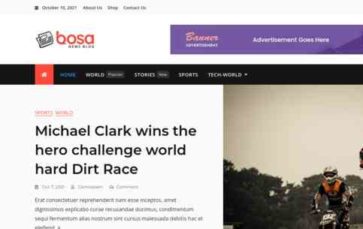 Bosa News Blog (screenshot desktop)