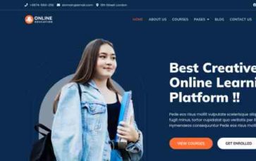 Bosa Online Education (screenshot desktop)