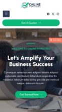 Bosa Online Marketing (screenshot mobile)