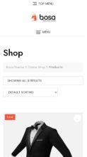 Bosa Online Shop (screenshot mobile)